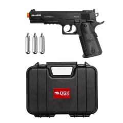 PISTOLA AIRGUN COLT 1911 NBB 4,5MM QGK + CASE RÍGIDO + CO2