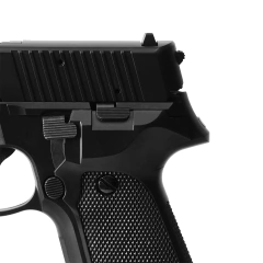 PISTOLA DE AIRSOFT SPRING HS-226 6MM QGK + CAPA + ALVO - QG Airsoft | A Maior Loja de Airsoft do Brasil | Tudo para Airsoft