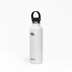 GARRAFA TÉRMICA PE 24 OZ 709 ML QGK BRANCO COM TAMPA - comprar online