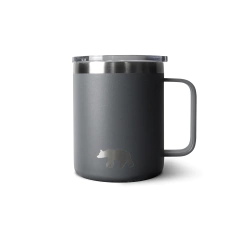 CANECA TÉRMICA MUG 12 OZ 335 ML QGK CINZA COM TAMPA - comprar online