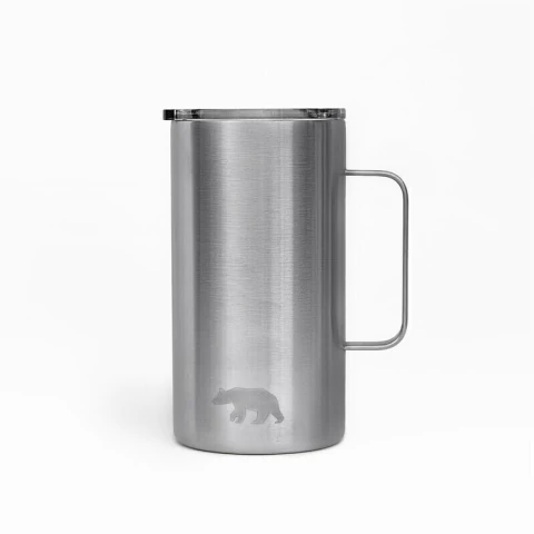 CANECA TÉRMICA MUG 24 OZ 709 ML QGK INOX COM TAMPA
