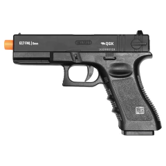 PISTOLA DE AIRSOFT SPRING QG17 SLIDE METAL 6MM QGK + 1000 BBS na internet