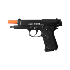 PISTOLA DE AIRSOFT SPRING HS-B92 6MM + BBS + ALVO - QG Airsoft | A Maior Loja de Airsoft do Brasil | Tudo para Airsoft