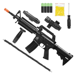 RIFLE AIRSOFT AIRGUN M4 SPRING MR744 QGK 6MM + PACK TÁTICO na internet
