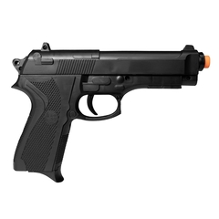 PISTOLA DE AIRSOFT SPRING SP92 6MM QGK + CAPA + BBS + ALVOS - QG Airsoft | A Maior Loja de Airsoft do Brasil | Tudo para Airsoft