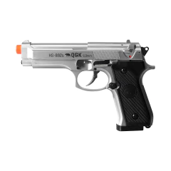 PISTOLA DE AIRSOFT SPRING HS-B92s 6MM + MALETA + 1000BBS + ALVO - comprar online