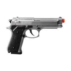 PISTOLA AIRSOFT SPRING HS-B92 + B92S 6MM + 2000 BBS + ALVOS - loja online