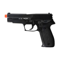 PISTOLA DE AIRSOFT SPRING HS-226 6MM-QGK+MALETA+BBS+ALVO na internet