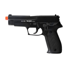 PISTOLA DE AIRSOFT SPRING HS-226 6MM QGK + CAPA + BBS + ALVO na internet