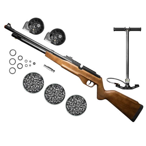 CARABINA AIRGUN PCP G850M 5,5MM QGK + 3 CHUMBINHOS + BOMBA - comprar online