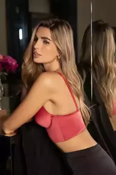 Bustier TURÍN Rojo - comprar online