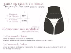 Tanga Regulable tamaño grande JASPE - tienda online