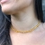 Choker de Âmbar Báltico Original Certificado para Adultos Mel Polido - 40 cm na internet