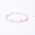 Pulseira Elegance: Prata 925 com Cristal Quartzo Rosa - Amor e Autoestima