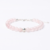 Pulseira Astral: Prata 925 com Cristal Quartzo Rosa 6mm - Amor e Autoestima