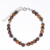 Pulseira Elegance: Prata 925 com Pedra Olho de Tigre 6mm - Proteção e Prosperidade - comprar online