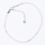 Pulseira Minimalista Facetada de Cristal de Quartzo Rosa com Fecho de Prata 925 - Amor e Ternura - Zyra