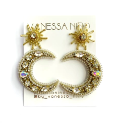 Aretes Lunai Plata