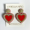 Aretes Lory Rojo