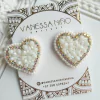 Aretes Mildred Blanco