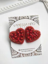 Aretes Mildred Rojo
