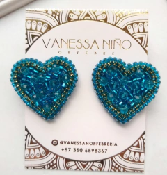 Aretes Mildred Turquesa