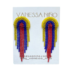 Aretes Arcoiris Tricolor - comprar online