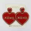 Aretes Abigail XOXO Rojo
