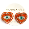 Aretes Nazly Naranja