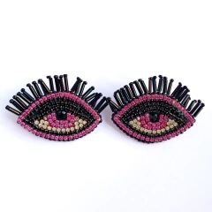 Aretes Maissa Topo Fucsia