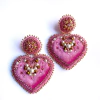 Aretes Evelina Rosado