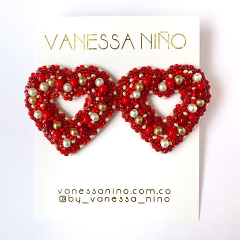 Aretes Eliz Frutos rojos Topo