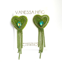Aretes Andromeda Verde - comprar online