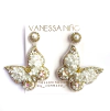 Aretes Mariposa Naranja
