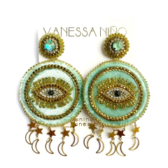 Aretes Pandora Menta