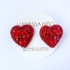 Aretes Moni Rojo