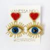 Aretes Charvy Rojo