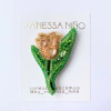 Broche Tulipán Rosegold