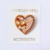 Broche Diana Rosegold