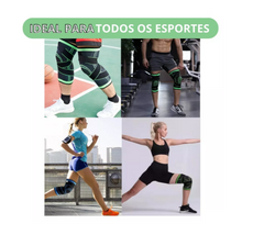 Imagem do Joelheira de Compressão Para Perna E Alivia Dores (2 Joelheiras)