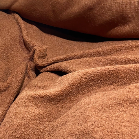 BUCLE DE LANA ELASTIZADO TERRACOTA 125250 - comprar online