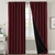 JUEGO DE CORTINAS BLACKOUT TEXTIL VINILICO BORDO 451382 - comprar online