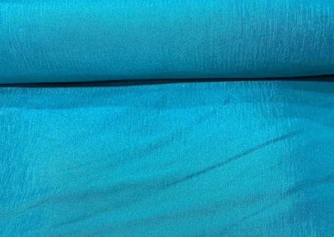 TAFETAN SPANDEX TORNASOL TURQUESA