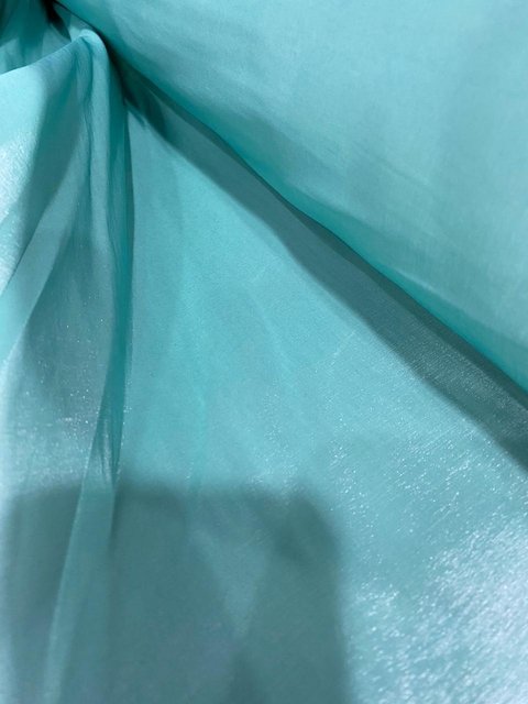 TAFETAN SPANDEX TORNASOL VERDE AGUA