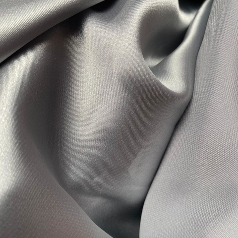 SATEN ELASTIZADO GRIS PLATA