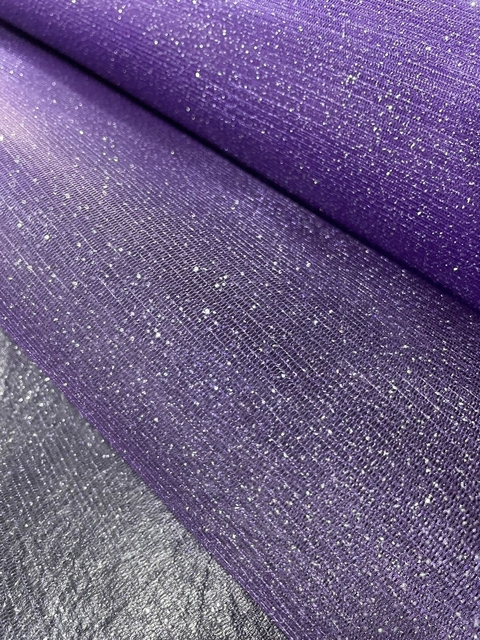 TUL CON BRILLO VIOLETA