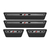 Protetor de Soleira Premium Resinado Toyota Etios 4 Portas Veikko Elegance 2 (Preto)