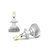 Kit Lâmpadas Super Led H7 6000k (Super Branca) 6000 Lumens 30W 12/24v Suns Automotivos