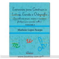 Exercícios para Construir a Leitura, Escrita e Ortografia - Vol. 3 - comprar online