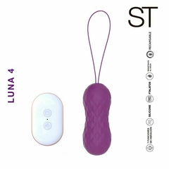 Bala Vibradora Luna 4 con Control Remoto Recargable